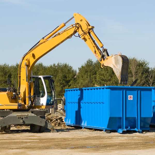 is there a minimum or maximum amount of waste i can put in a residential dumpster in Eolia